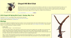 Desktop Screenshot of chbc.carolinanature.com