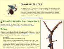 Tablet Screenshot of chbc.carolinanature.com